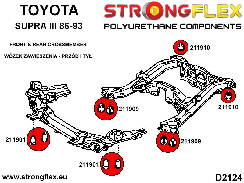 Toyota Supra MK3 Front Subframe Foring