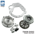 Trinn 2 BMW M50 M52 M54 S50 S52 S54 - BMW M57N HGU - 215 mm / 8,46"