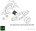 PMC Adaptersett Toyota JZ - BMW M57N HGU HGK / N54 - 240mm / 9.45"