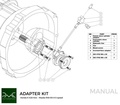 PMC Adaptersett Honda S2000 - Mazda RX-8 5-speed - 240mm / 9.45"