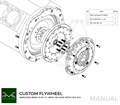 Adapter kit girkasse OM605 OM606 - BMW M57N2 6-speed