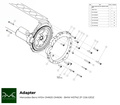 Adapter kit girkasse OM605 OM606 - BMW M57N2 6-speed