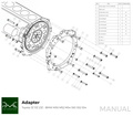 PMC RACE STAGE 1 Toyota JZ 1JZ 2JZ - manuell BMW M57 / E46 S54 M3 - 240mm / 9.45"