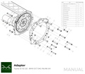 PMC Adaptersett Toyota JZ - BMW DCT DKG Getrag GS7D36SG Inline-six (H)
