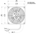 Spal vifte 115mm / 4,5" sug