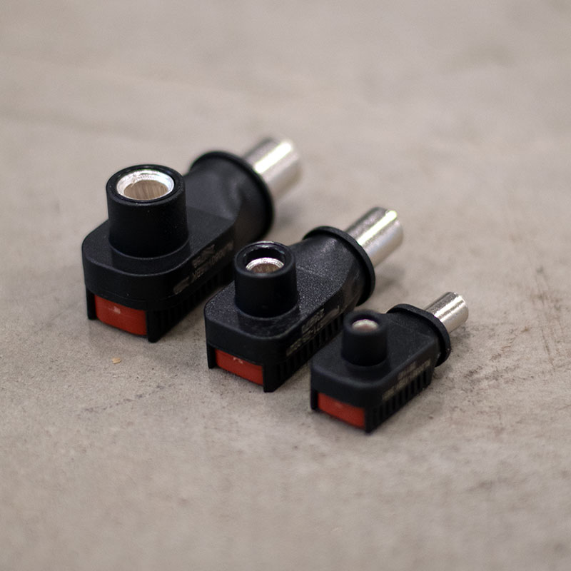 8,0mm Hurtigkobling Batterikabel Svart