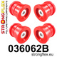 036062B: Bakre bjelkemonteringsbussingsett