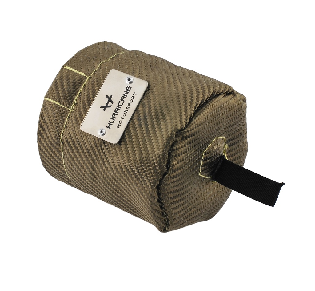 Hurricane varmebeskyttelse for oljefilter 93mm x 79mm - Titanium