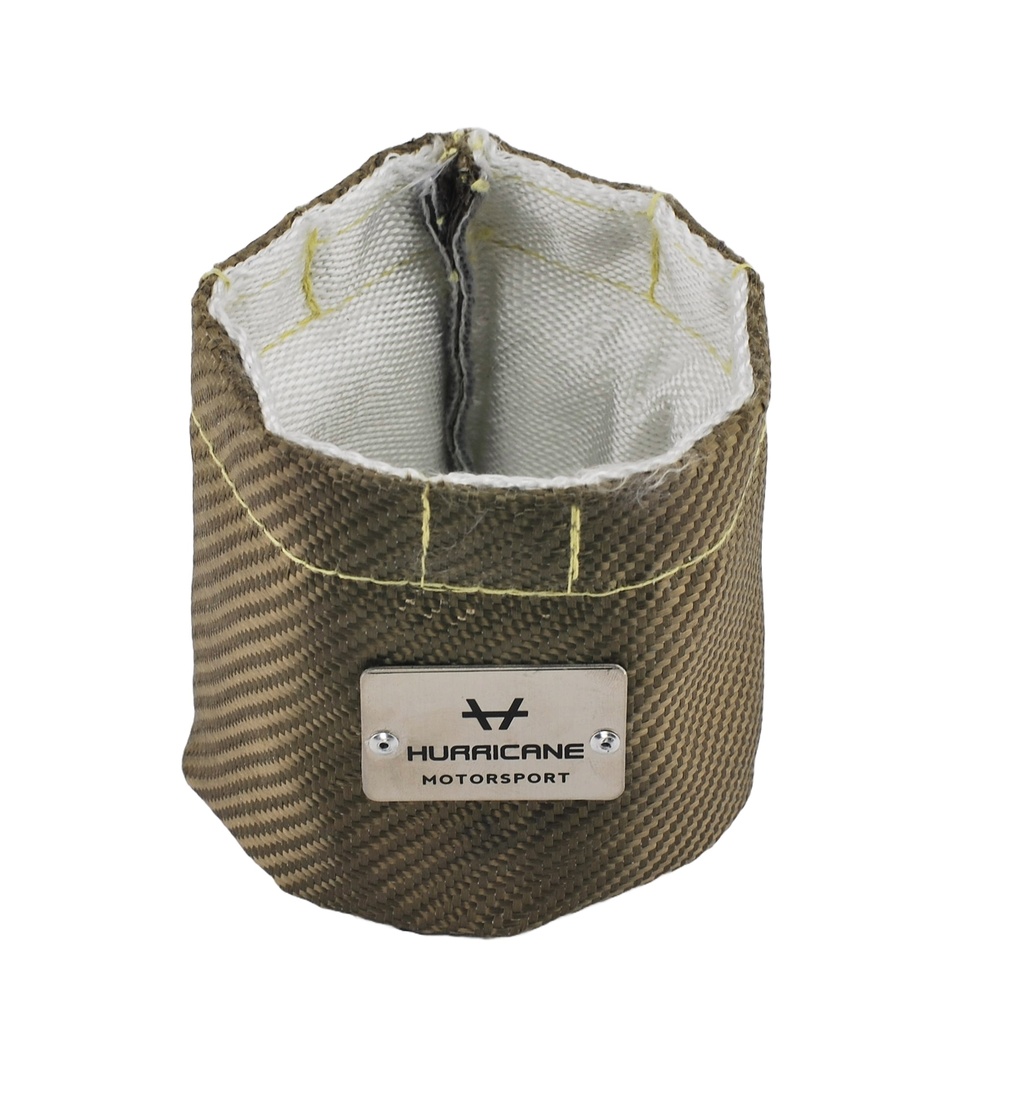 Hurricane varmebeskyttelse for oljefilter 93mm x 79mm - Titanium