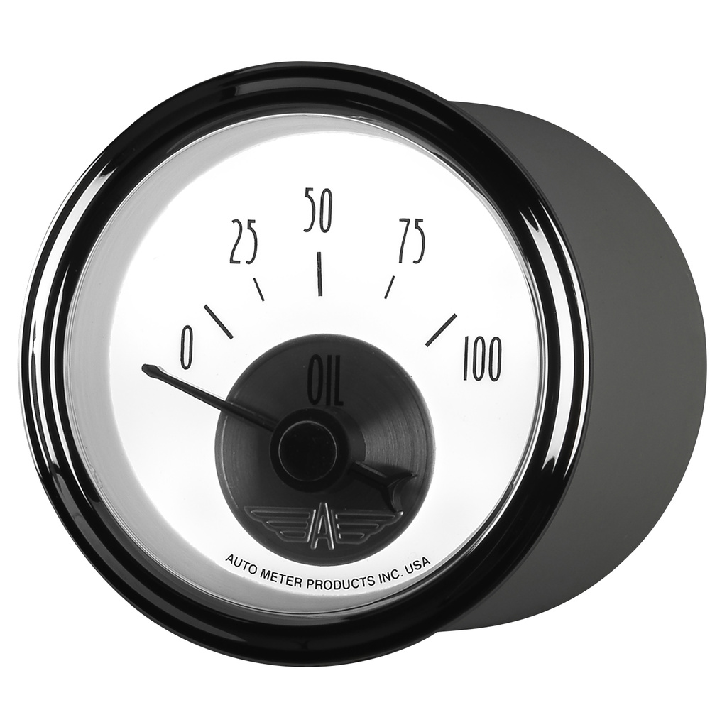 2-1/16" Oljetrykk, 0-100 Psi, Prestige Pearl