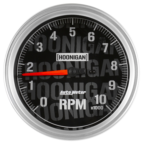 5" Turteller, 0-10,000 Rpm, In-Dash, Hoonigan
