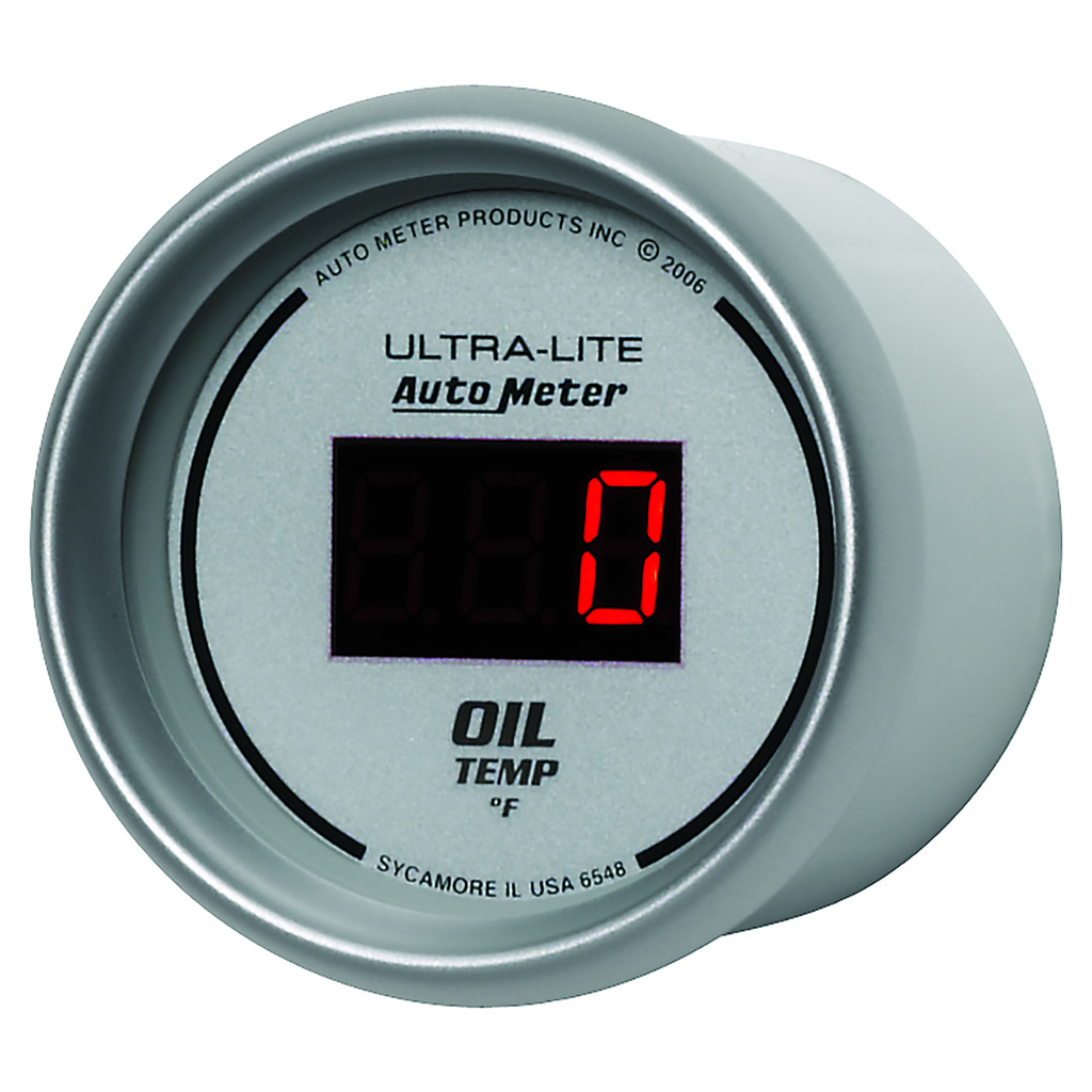2-1/16" Oljetemperatur, 0-340 °F, Ultra-Lite Digital