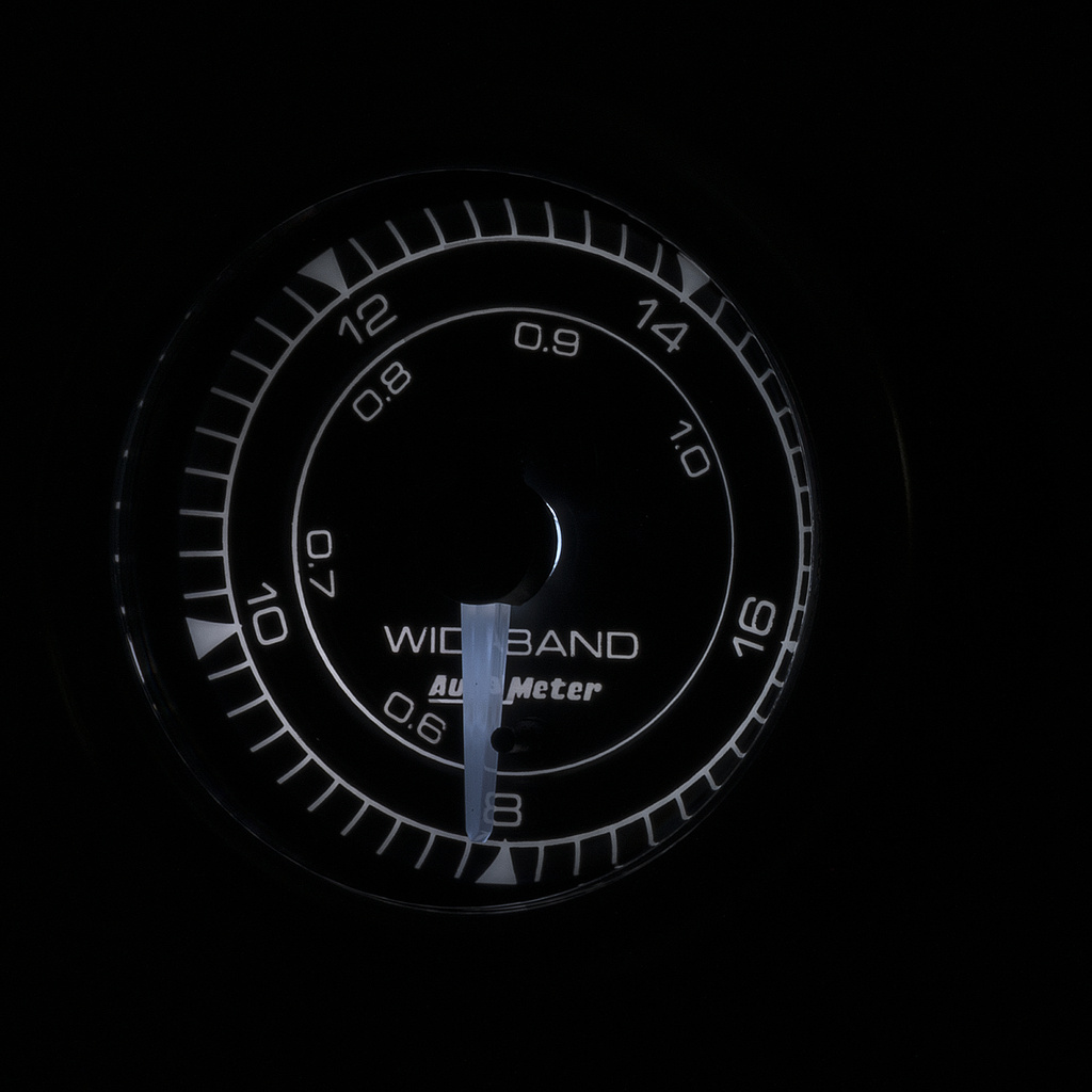 2-1/16" Air/Fuel Ratio-Bredbånd lambdaAnalog 8:1-18:1 Stepper Motor Chrono