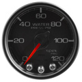 2-1/16" Water Trykk, 0-120 Psi, Spek-Pro, Black/Black