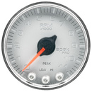 2-1/16" In-Dash Turteller, 0-11,000 Rpm, Spek-Pro, Silver/Chrome