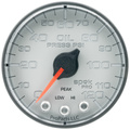 2-1/16" Oljetrykk, 0-120 Psi, Spek-Pro, Silver/Black