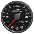 2-1/16" Water Trykk, 0-30 Psi, Spek-Pro, Black/Black, Ecu