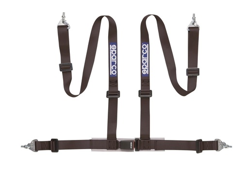 Sparco 4pt belte svart - Street