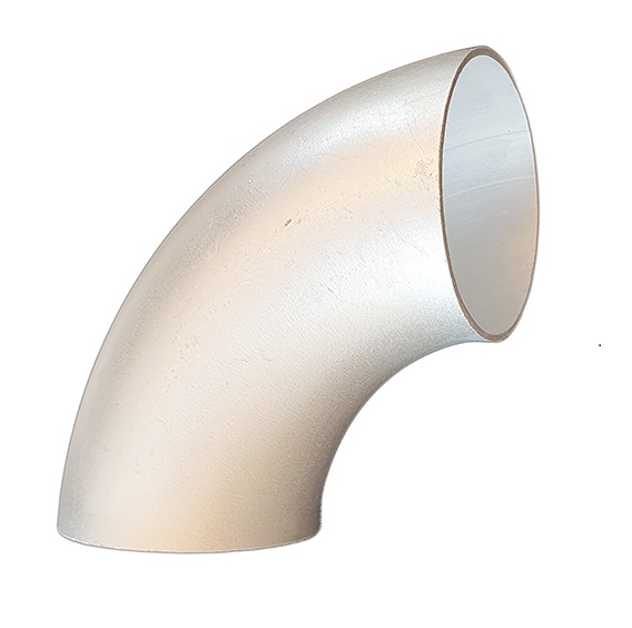 Aluminiumsrør 90 grader 63,5x2mm (2,5 tommer)